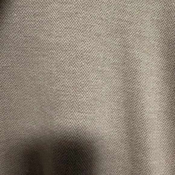 OGL Herringbone Textured Full Zip Jacket Tan NWT Size Large